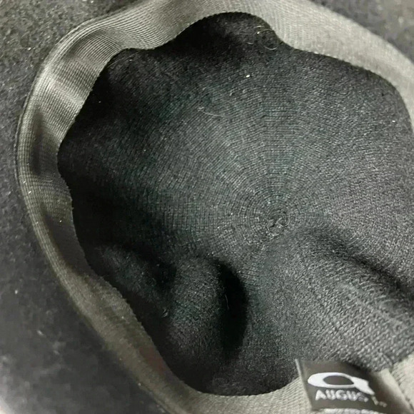 August Cloche Black Wool Hat Oversized Studded Attached Bow - Picture 8 of 10